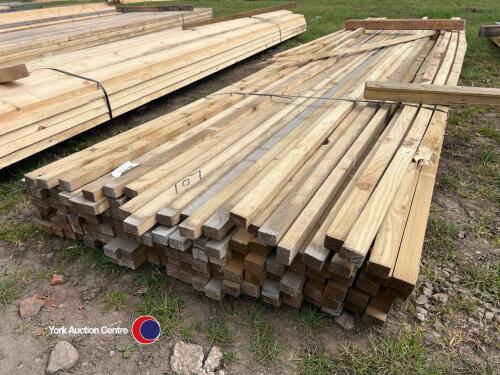 Approx 154.5in x 1.5in x 1in Timber