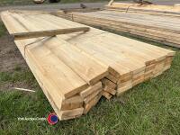 Approx 166in x 5in x 1in Timber