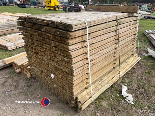 Approx 72in x 1.5in x o.5in Timber