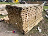 Approx 72in x 1.5in x o.5in Timber