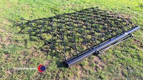 New 8ft trailed grass harrow/chain harrow