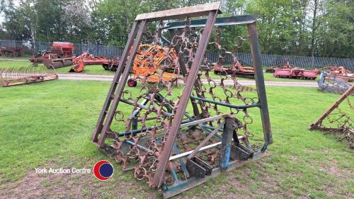 Weaving 6m hydraulic fold chain harrows