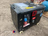 Warrior 50HQ diesel generator, key in office - 2