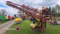 Hardi mega 24m sprayer with 1200l tank, control box in office