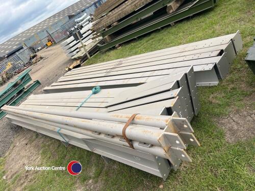 Unused Steel frame building, 60x40x20, 3x20' bays, 8 posts 245x146, 8 rafters 254x102, 4 wind braces. Perlin's spaced for fibre cement or tin