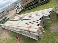 Unused Steel frame building, 60x40x20, 3x20' bays, 8 posts 245x146, 8 rafters 254x102, 4 wind braces. Perlin's spaced for fibre cement or tin