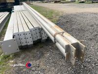 Unused Steel frame building, 60x40x20, 3x20' bays, 8 posts 245x146, 8 rafters 254x102, 4 wind braces. Perlin's spaced for fibre cement or tin - 4