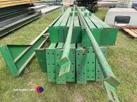 Used Steel portal framed building, approx 40ft x 60ft, 15ft to eaves, 8 legs, 4 rafters, 2 wind braces - 2