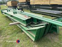 Used Steel portal framed building, approx 40ft x 60ft, 15ft to eaves, 8 legs, 4 rafters, 2 wind braces - 5