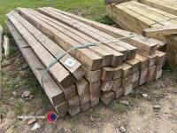 Approx 94.5in x 3in x 3in Timber - 2