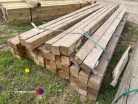 Approx 94.5in x 3in x 3in Timber - 3