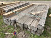 Approx 96in x 3.5in x 3.5in Timber