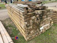 Approx 118in x 3in x 3in half cut Timber