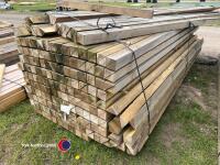 Approx 118in x 3in x 3in half cut Timber - 2