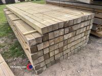 Approx 118in x 3in x 3in Timber - 2