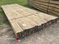 Approx 118in x 1.5in x 1in Timber - 3