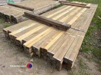 Approx 118in x 1.5in x 1in Timber