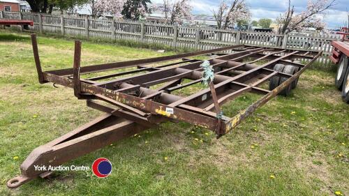 25ft bale trailer