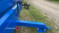 24ft bale trailer, commercial axles, super single wheels, hydraulic brakes, Led lights. - 4