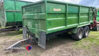Frazer 14T trailer, hydraulic door, flotation tyres - 2