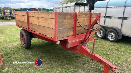 2.5T wooden tipping trailer