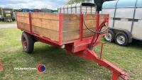 2.5T wooden tipping trailer