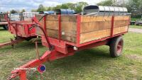 2.5T wooden tipping trailer - 2