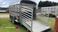 Nugent 12ft cattle trailer with sheep decks and cattle gate, 2011 - 3