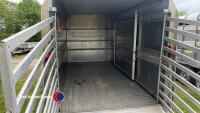 Ifor Williams TA510 cattle trailer, large partition and spare wheel, key in office - 4