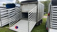 Ifor Williams livestock trailer, 10ft x 6ft 6in, demount body with decks, 4 new wheels and tyres, key in office - 4