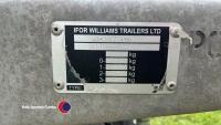 Ifor Williams tri-axle 3,500 kgs 16ft x 6ft6ins flatbed trailer,with Led lights, spare wheel, 2023, - 7