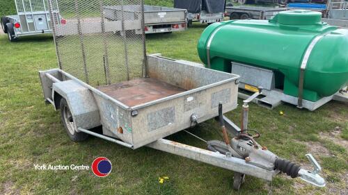 Hazelwood 6 x 4 single axle trailer rear loading ramp fully service, vgc