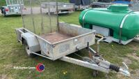 Hazelwood 6 x 4 single axle trailer rear loading ramp fully service, vgc