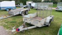 Hazelwood 6 x 4 single axle trailer rear loading ramp fully service, vgc - 2