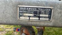 Hazelwood 6 x 4 single axle trailer rear loading ramp fully service, vgc - 4