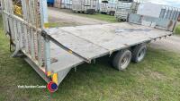 16ft beavertail trailer, key in office - 4