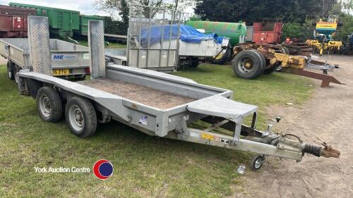 Ifor Williams 10ft x 5ft6in twin axle plant trailer