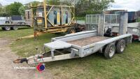Ifor Williams 10ft x 5ft6in twin axle plant trailer - 2