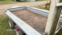 Ifor Williams 10ft x 5ft6in twin axle plant trailer - 4