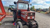 1987 Fiat 55-90 WD tractor, E992 ATL, 4457 hours, new to a small farm near Boston, Lincs c/w original reg document and V5C reg document - 2