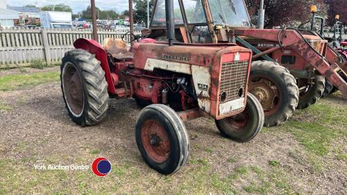 McCormick 434 tractor, key and spares in office