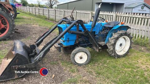 Mitsubishi compact tractor and loader