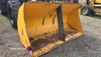 JCB 410 loading shovel and bucket, H820 OBE, V5, key in office - 2