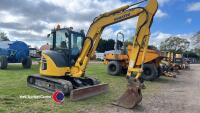 Komatsu PC55 digger, quick hitch, 5000hrs, 2017, key in office - 2