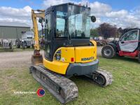 Komatsu PC55 digger, quick hitch, 5000hrs, 2017, key in office - 7