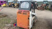Bobcat 443 skid steer loader c/w much grab - 4