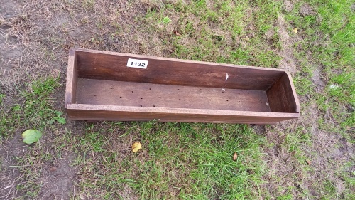 Wooden garden trough