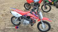 Honda CRF50 kids 2 wheel off road bike, kick starter, 3 speed, auto clutch, key in office - 2