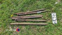 5 used muck filler tines