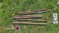 5 used muck filler tines - 2